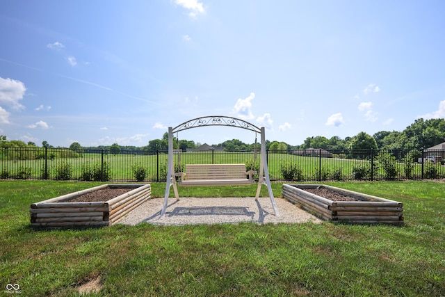 9018 E Gayle Dr, Morgantown, IN 46160 - view of yard with a vegetable garden