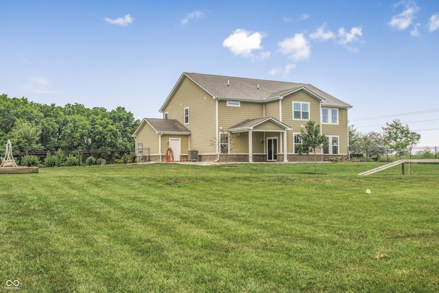 9018 E Gayle Dr, Morgantown, IN 46160 - rear view of house