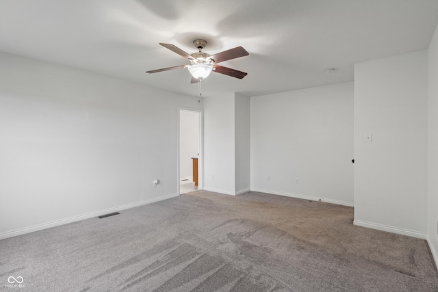 1408 Snead Cir, Avon, IN 46123 - unfurnished room featuring ceiling fan, carpet flooring, baseboards, and a smoke detector