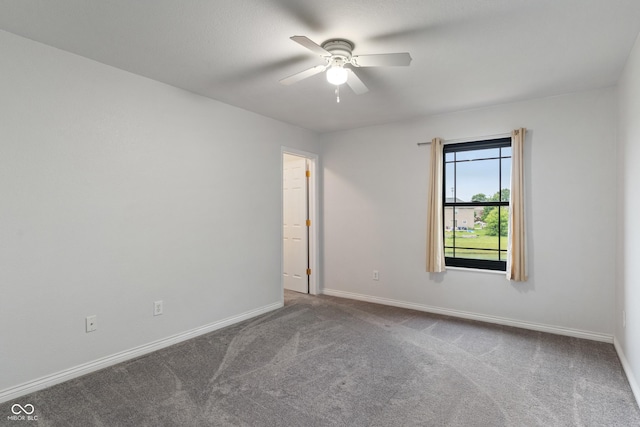 1408 Snead Cir, Avon, IN 46123 - carpeted spare room with a ceiling fan and baseboards