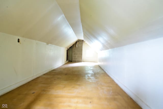 10577 Dalton Rd, Hagerstown, IN 47346 - bonus room featuring lofted ceiling and wood finished floors