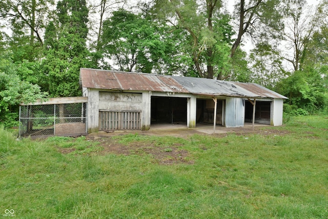 10577 Dalton Rd, Hagerstown, IN 47346 - view of detached garage