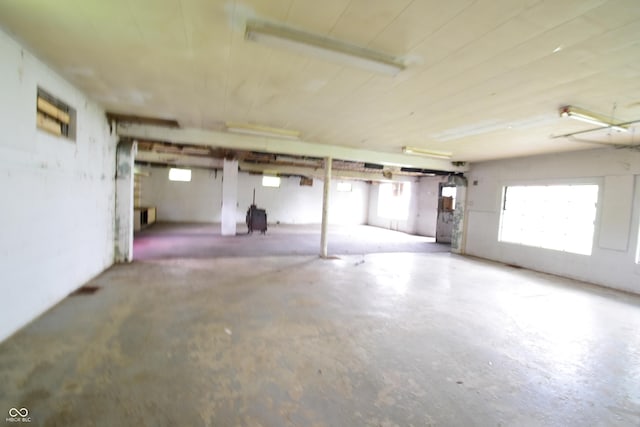 10577 Dalton Rd, Hagerstown, IN 47346 - garage featuring wood ceiling