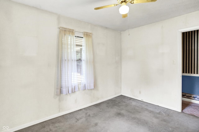 101 Heiny Rd, Indianapolis, IN 46217 - unfurnished room with carpet, a ceiling fan, and baseboards