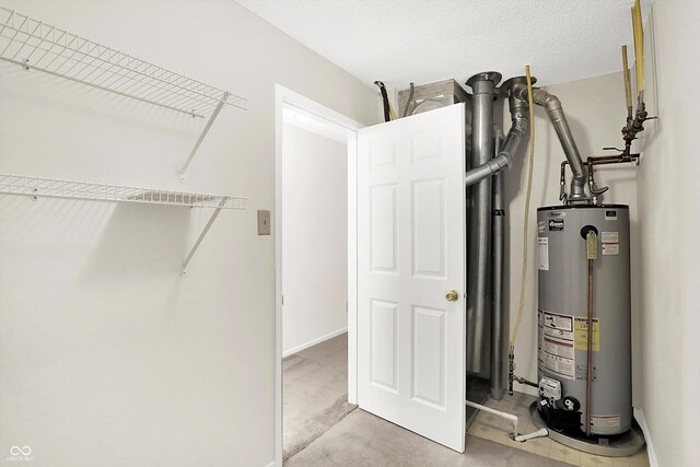 630 Harmony Way, Greenwood, IN 46143 - utility room with gas water heater
