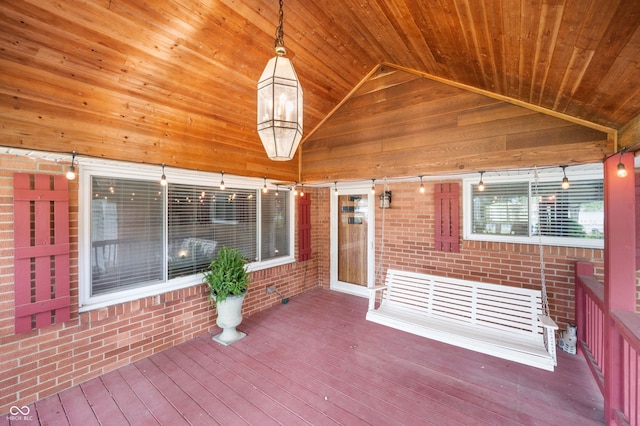 5092 S 50 W, Anderson, IN 46013 - view of wooden terrace