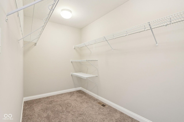 644 Ridge Gate Dr, Brownsburg, IN 46112 - walk in closet featuring carpet