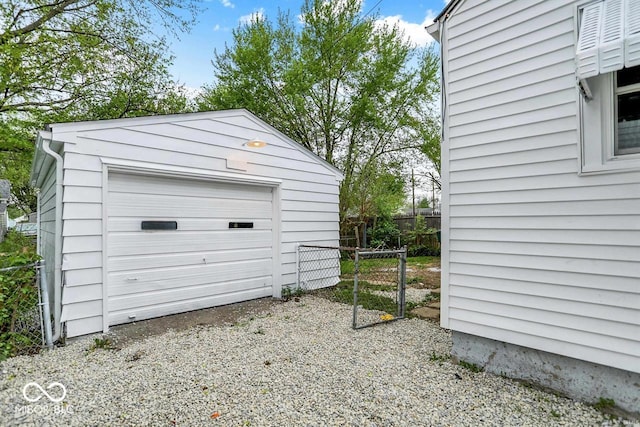 2015 S Hackley St, Muncie, IN 47302 - view of detached garage