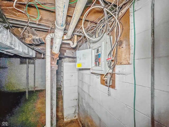 3615 N Dequincy St, Indianapolis, IN 46218 - view of unfinished below grade area