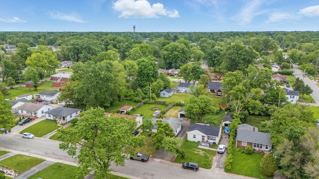 3615 N Dequincy St, Indianapolis, IN 46218 - view of property location with nearby suburban area and a heavily wooded area