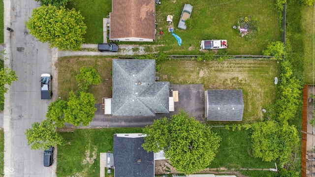 3615 N Dequincy St, Indianapolis, IN 46218 - bird's eye view