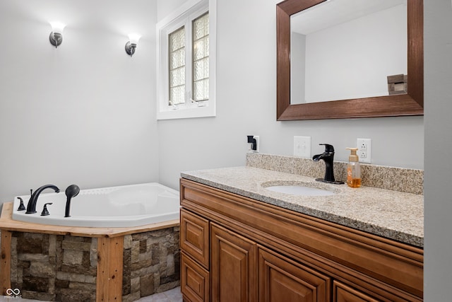 435 Cedar View Ln, Bedford, IN 47421 - bathroom with vanity and a bath