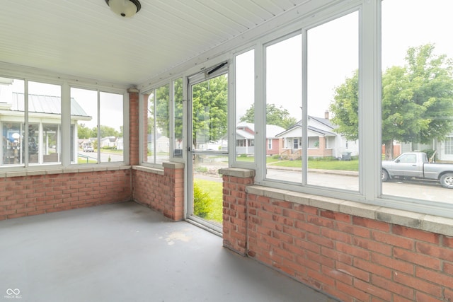 1310 N Cherry St, Rushville, IN 46173 - view of unfurnished sunroom