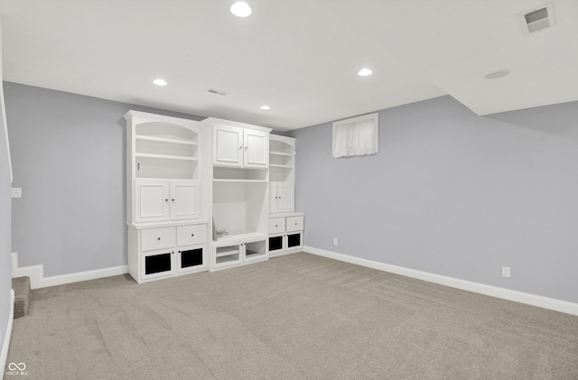 1410 Shadow Ct, Zionsville, IN 46077 - mudroom with carpet and recessed lighting