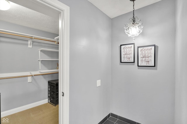 1410 Shadow Ct, Zionsville, IN 46077 - spacious closet with a chandelier