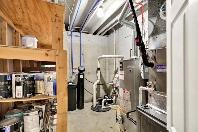 1410 Shadow Ct, Zionsville, IN 46077 - utility room with water heater