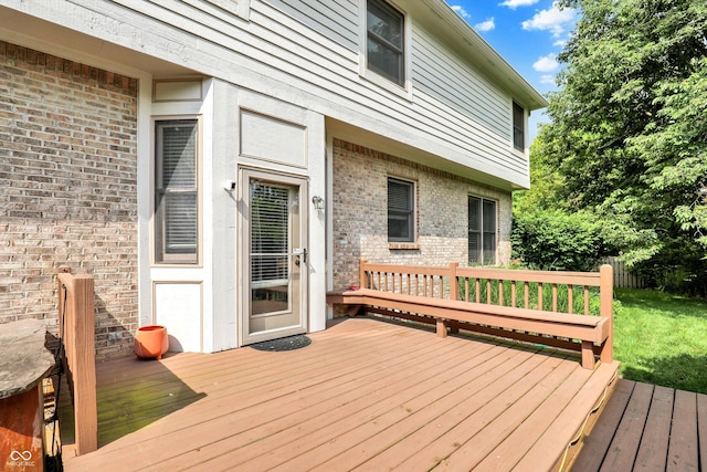1410 Shadow Ct, Zionsville, IN 46077 - view of wooden deck