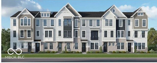 408 Elite St Unit 2-603, Westfield, IN 46074 - townhome / multi-family property with a front yard