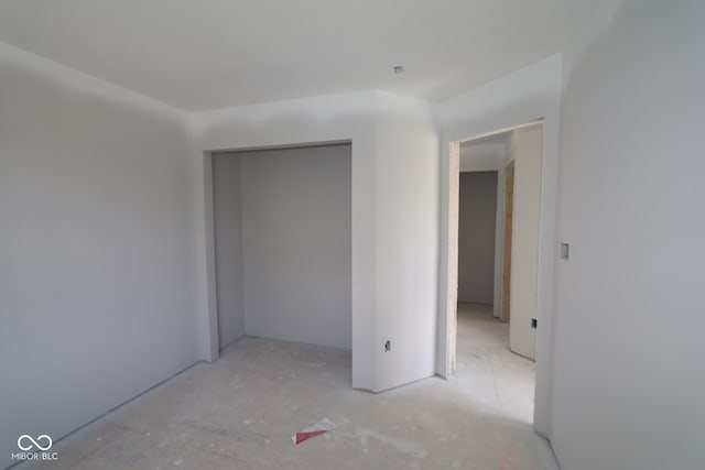1813 Real St, Indianapolis, IN 46240 - unfurnished bedroom featuring a closet
