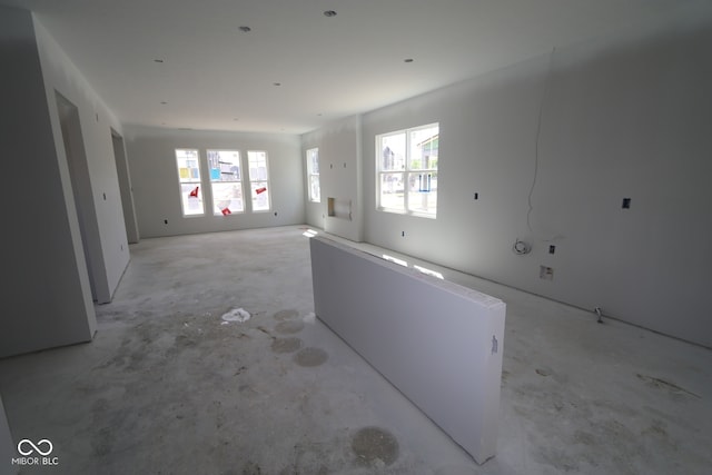 1813 Real St, Indianapolis, IN 46240 - spare room with unfinished concrete floors