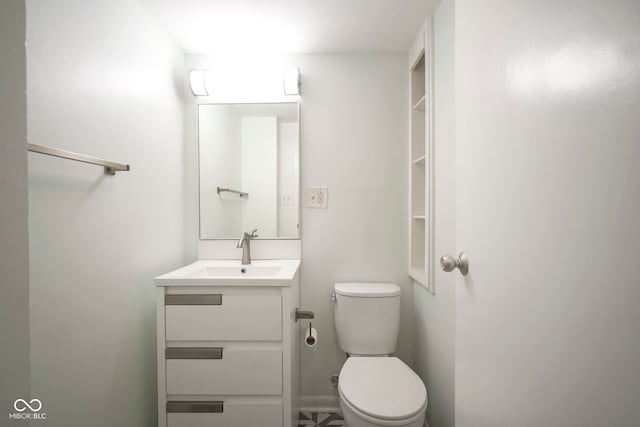 3965 N Meridian St Unit 3J, West, Indianapolis, IN 46208 - half bathroom with vanity and toilet