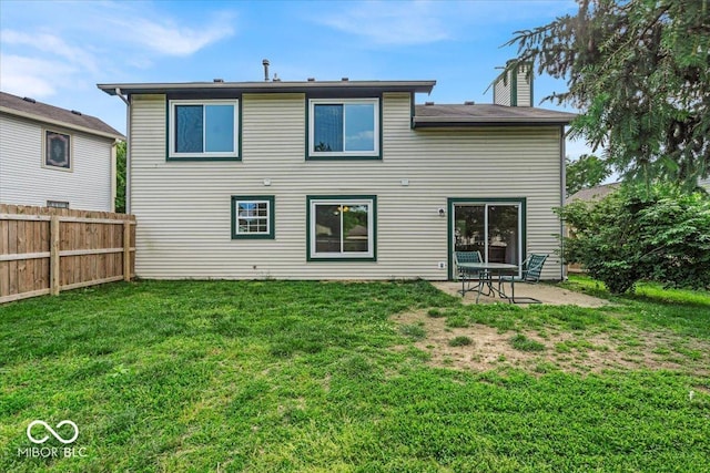 8908 Sunningdale Blvd, Indianapolis, IN 46234 - back of house with a patio area and a chimney