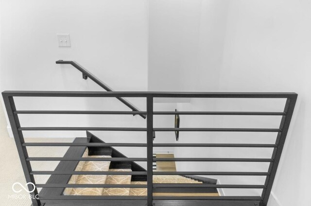 420 Monon Wy Dr, Carmel, IN 46032 - staircase with baseboards