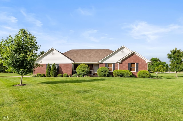 1607 Michelle Mnr, Danville, IN 46122 - ranch-style house with brick siding and a front lawn