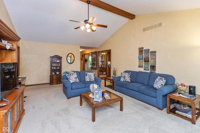 1607 Michelle Mnr, Danville, IN 46122 - carpeted living area with a ceiling fan and baseboards