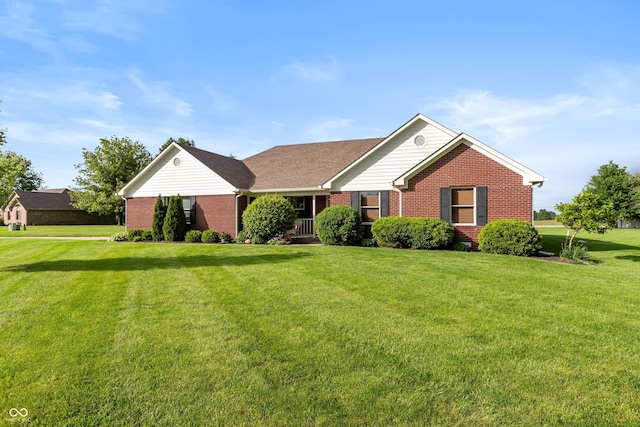 1607 Michelle Mnr, Danville, IN 46122 - ranch-style home featuring brick siding and a front yard