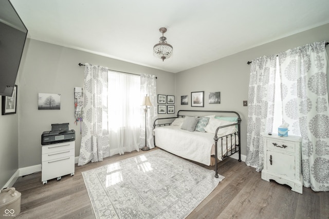 311 Northshore Blvd, Anderson, IN 46011 - bedroom with wood finished floors and baseboards