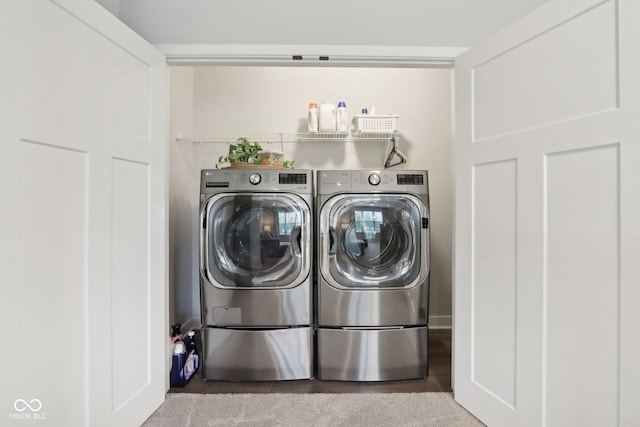 17551 Gruner Way, Westfield, IN 46062 - laundry room with separate washer and dryer