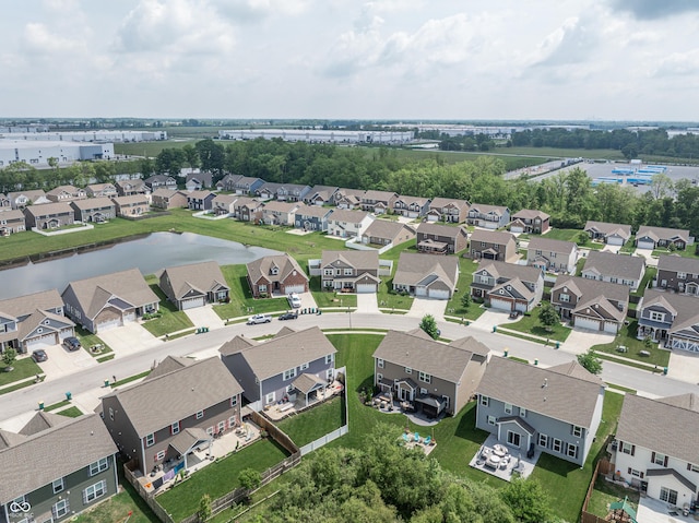 1661 Devonshire Ave, Avon, IN 46123 - aerial perspective of suburban area with a nearby body of water