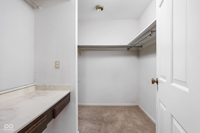 2263 Rome Dr, Indianapolis, IN 46228 - walk in closet featuring carpet floors