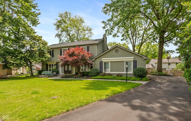 3713 Coventry Way, Carmel, IN 46033 - view of front facade featuring a chimney