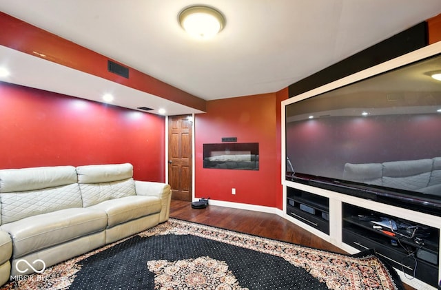 6396 Granny Smith Ln, Avon, IN 46123 - living area with wood finished floors and baseboards