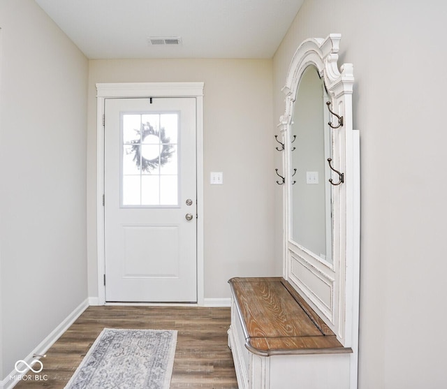 7184 Lillian Pl, Cumberland, IN 46229 - mudroom with wood finished floors and baseboards