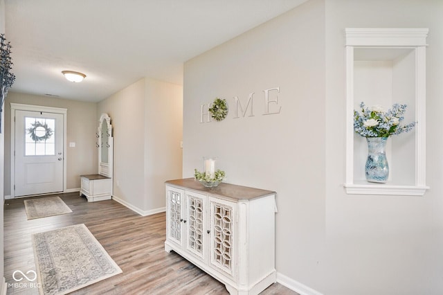 7184 Lillian Pl, Cumberland, IN 46229 - foyer entrance with wood finished floors and baseboards