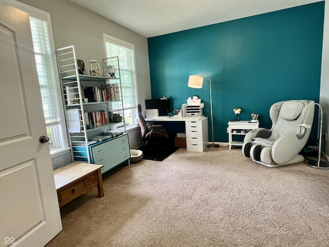 1518 Valdarno Dr, Greenwood, IN 46143 - office with carpet flooring