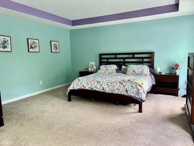 1518 Valdarno Dr, Greenwood, IN 46143 - bedroom with carpet flooring, baseboards, and a textured ceiling