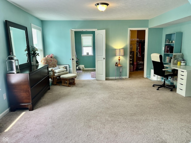 1518 Valdarno Dr, Greenwood, IN 46143 - carpeted office space featuring plenty of natural light and baseboards