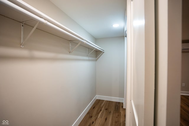 3463 Plum Creek Rd, Nashville, IN 47448 - walk in closet with wood finished floors