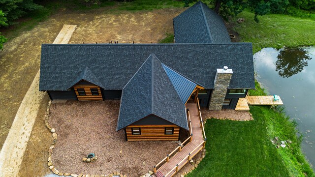 3463 Plum Creek Rd, Nashville, IN 47448 - view from above of property