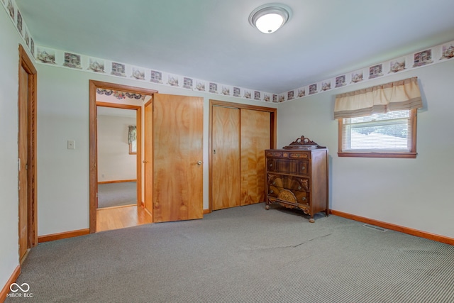 132 S First St, Jamestown, IN 46147 - carpeted bedroom with a closet and baseboards