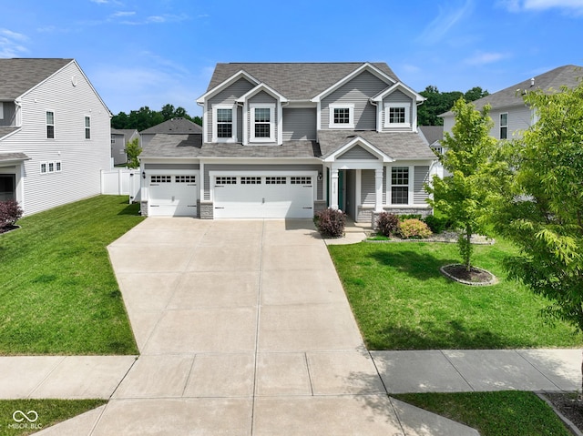 6830 Park Grove Blvd, Whitestown, IN 46075 - view of front of house with driveway and a garage