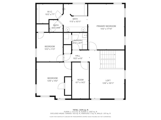 6830 Park Grove Blvd, Whitestown, IN 46075 - property floor plan