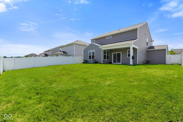 6830 Park Grove Blvd, Whitestown, IN 46075 - rear view of house with central AC