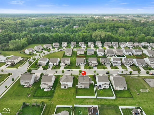 6830 Park Grove Blvd, Whitestown, IN 46075 - aerial view of property's location with nearby suburban area