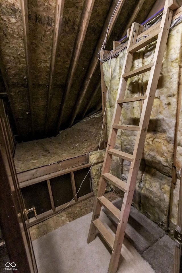 3819 S Village Dr, New Palestine, IN 46163 - view of attic