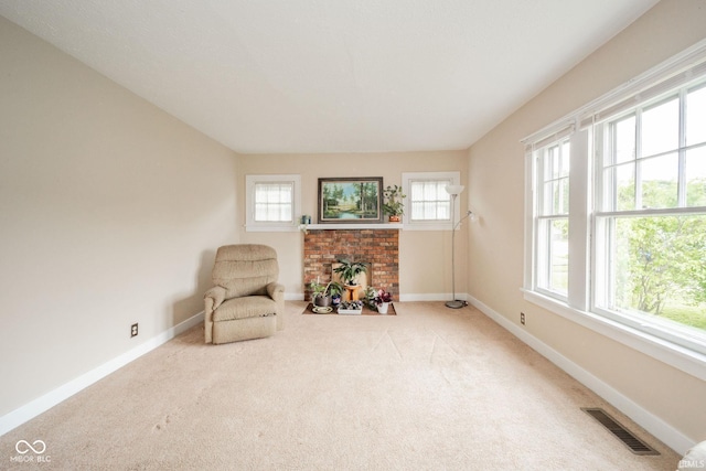 2007 Lincoln Ave, New Castle, IN 47362 - living area featuring carpet flooring and baseboards